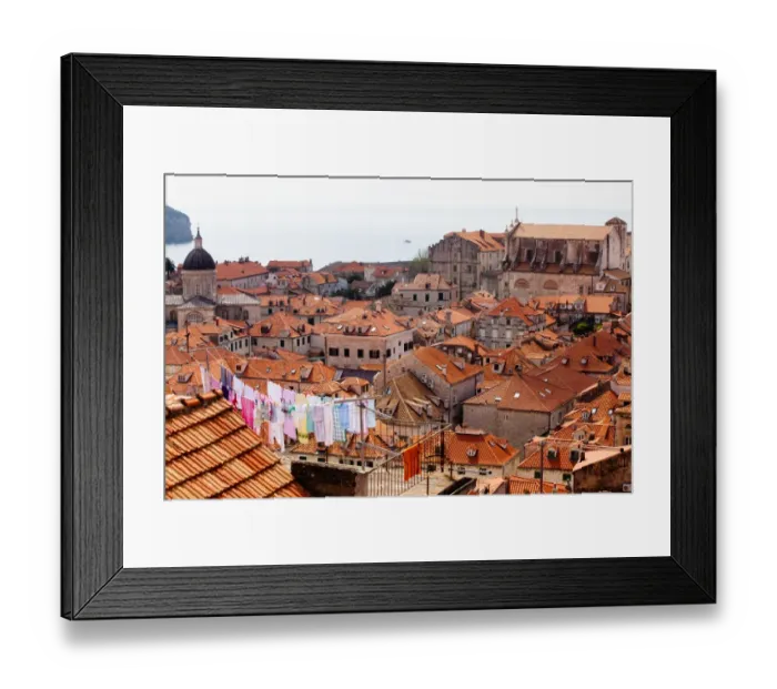 Framed Print : Dubrovnik old town view Framed Print : Dubrovnik old town view