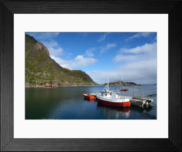 Framed Print : Steine - Lofoten