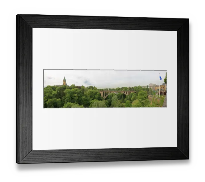 Framed Print : Panorama view of Luxemburg Framed Print : Panorama view of Luxemburg