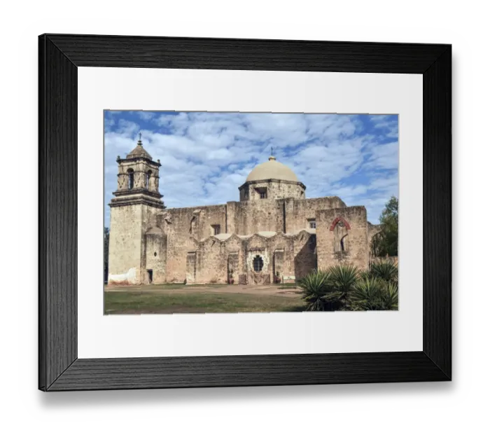 Framed Print : Mission San Jose: An UNESCO Site Framed Print : Mission San Jose: An UNESCO Site