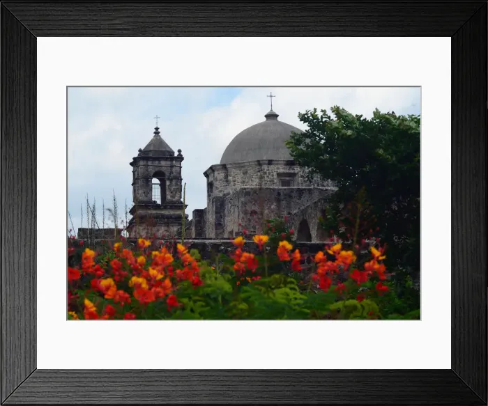 Framed Print : Mission San Jose: an Unesco Site Framed Print : Mission San Jose: an Unesco Site