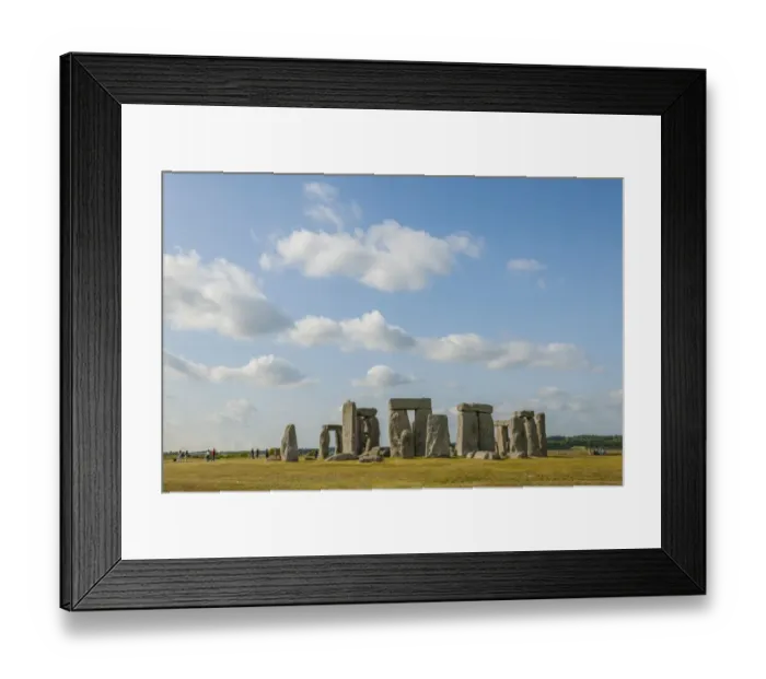 Framed Print : Archaeological ruins of Stonehenge Framed Print : Archaeological ruins of Stonehenge