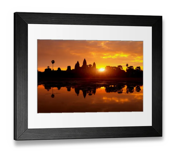 Framed Print : Sunrise over Angkot Wat, Cambodia Framed Print : Sunrise over Angkot Wat, Cambodia