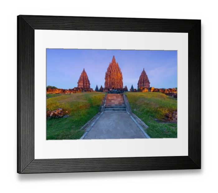 Framed Print : Prambanan Temple, Yogyakarta, Indonesia Framed Print : Prambanan Temple, Yogyakarta, Indonesia