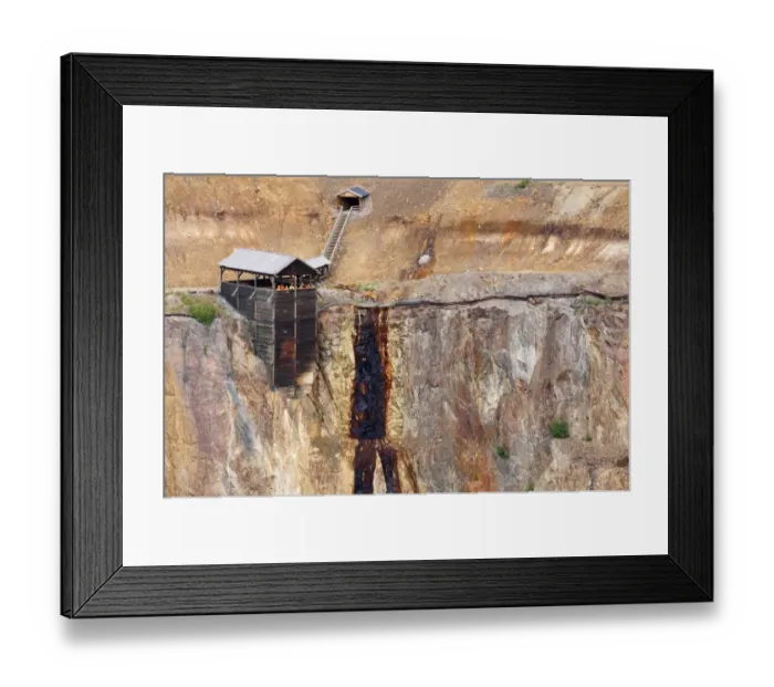 Framed Print : Falu Gruva - the guided tour Framed Print : Falu Gruva - the guided tour