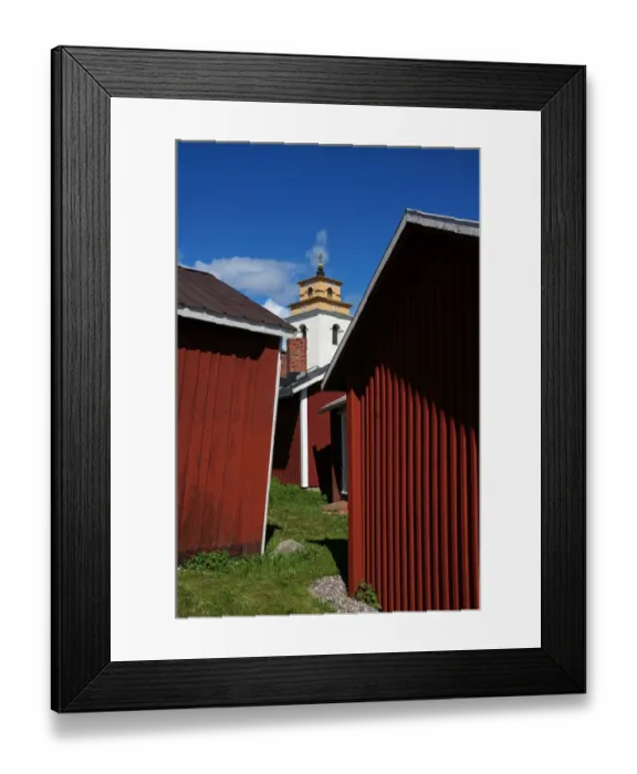 Framed Print : Gammelstad Church Town Framed Print : Gammelstad Church Town