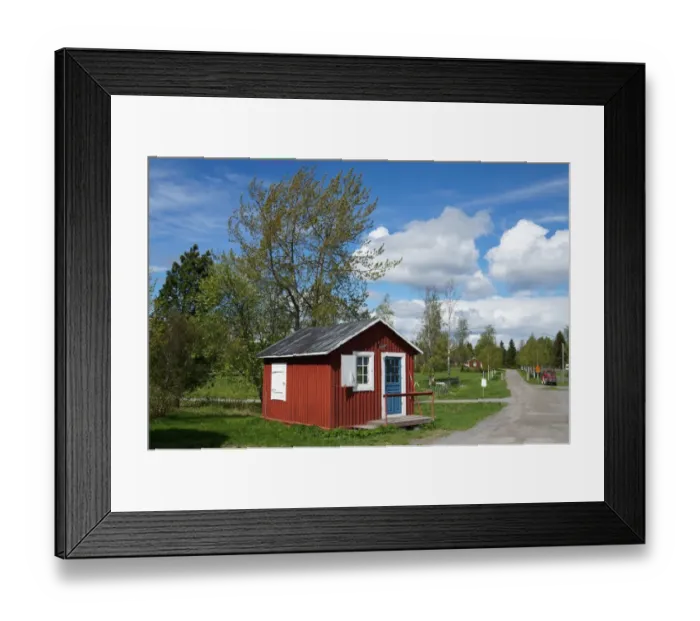 Framed Print : Gammelstad church town Framed Print : Gammelstad church town