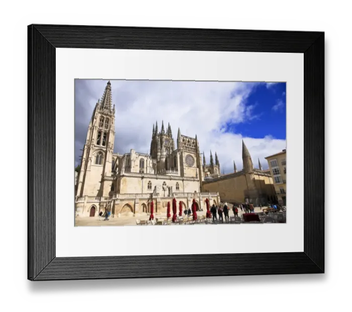Framed Print : The cathedral at Burgos