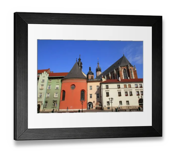 Framed Print : Maly Rynek (small square) in Krakow, Poland Framed Print : Maly Rynek (small square) in Krakow, Poland