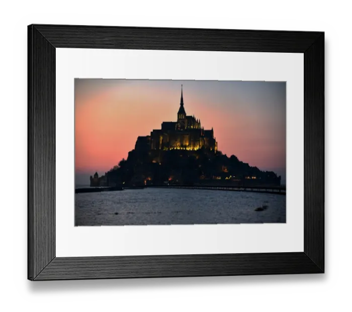 Framed Print : Mont Saint Michel UNESCO Framed Print : Mont Saint Michel UNESCO