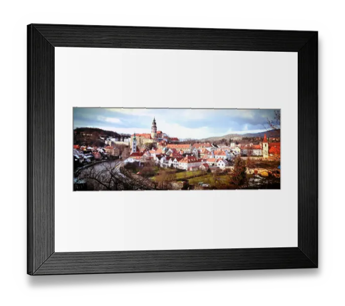 Framed Print : Krumlov in early Spring Framed Print : Krumlov in early Spring