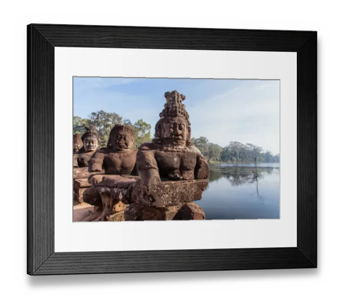 Framed Print : Bayon Temple Entrance Framed Print : Bayon Temple Entrance