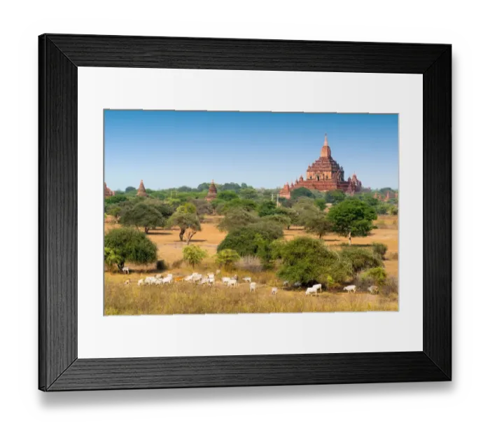 Framed Print : The Ancient City of Bagan, Myanmar Framed Print : The Ancient City of Bagan, Myanmar