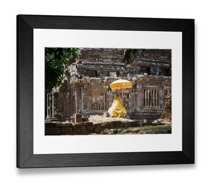 Framed Print : Laos, Champasak. Buddha statue at Vat Phou, Laos Framed Print : Laos, Champasak. Buddha statue at Vat Phou, Laos