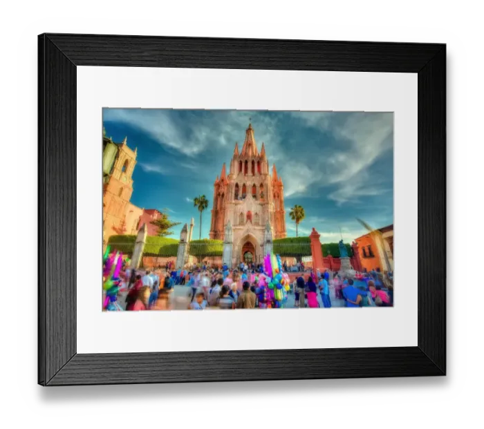 Framed Print : Parroquia or Parish of San Miguel Allende Framed Print : Parroquia or Parish of San Miguel Allende