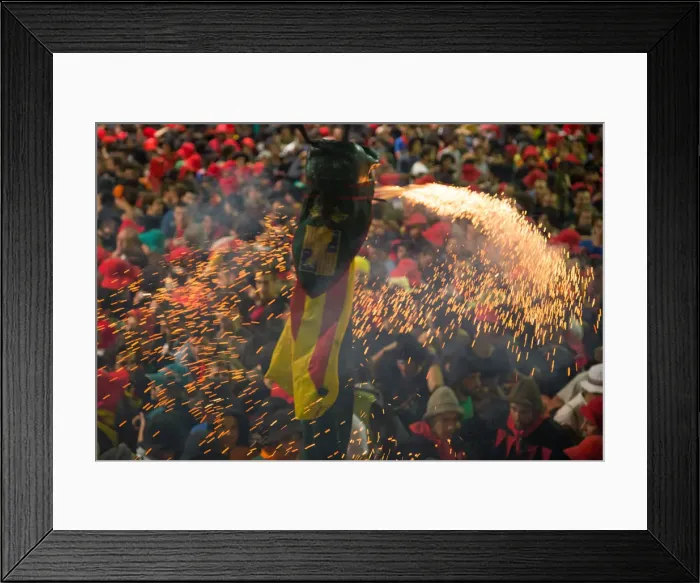Framed Print : The Patum de Berga celebration on Corpus Christi Framed Print : The Patum de Berga celebration on Corpus Christi