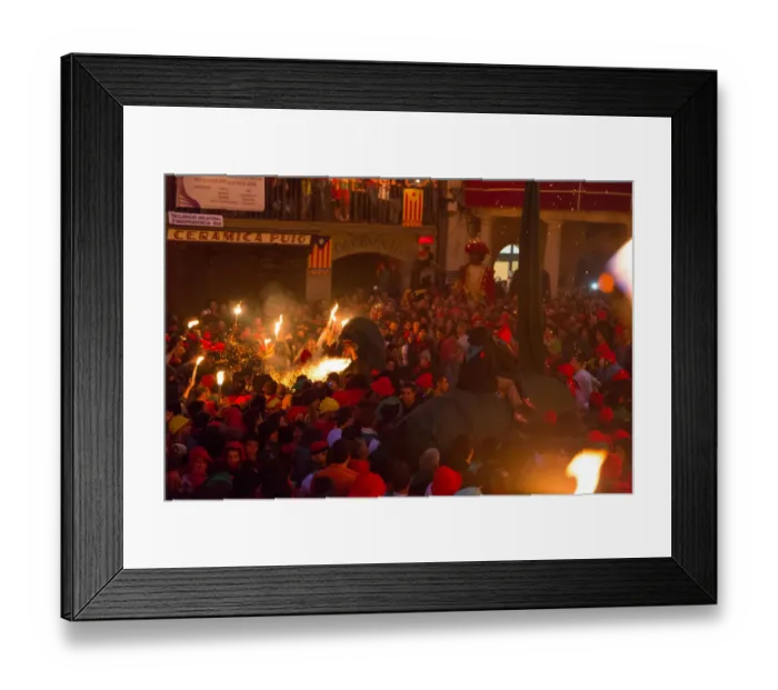 Framed Print : The Patum de Berga celebration on Corpus Christi Framed Print : The Patum de Berga celebration on Corpus Christi
