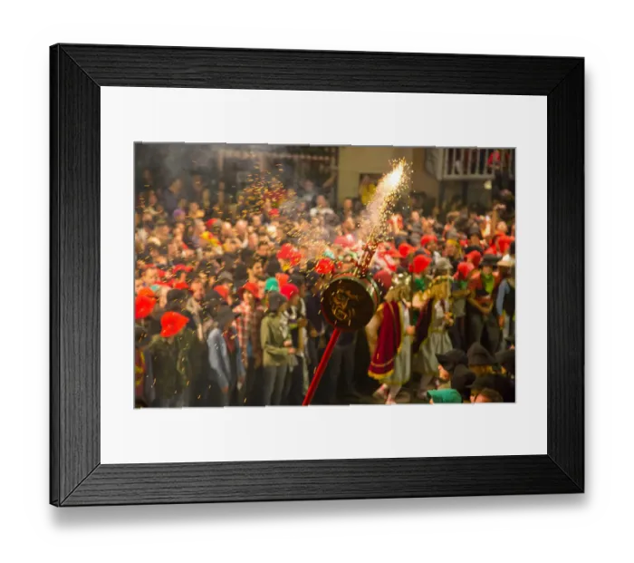 Framed Print : The Patum de Berga celebration on Corpus Christi Framed Print : The Patum de Berga celebration on Corpus Christi