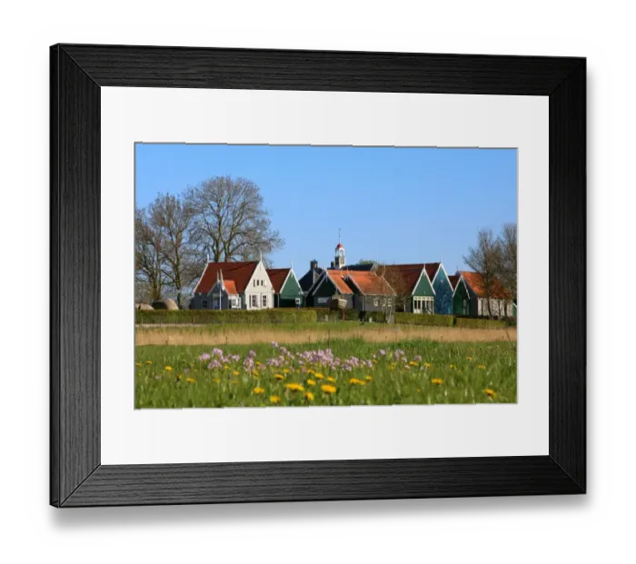 Framed Print : Former island of Schokland (UNESCO World Heritage) Framed Print : Former island of Schokland (UNESCO World Heritage)