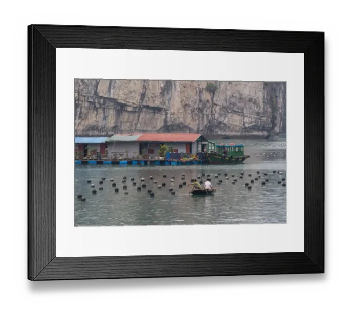 Framed Print : Vietnam Pearl Farm