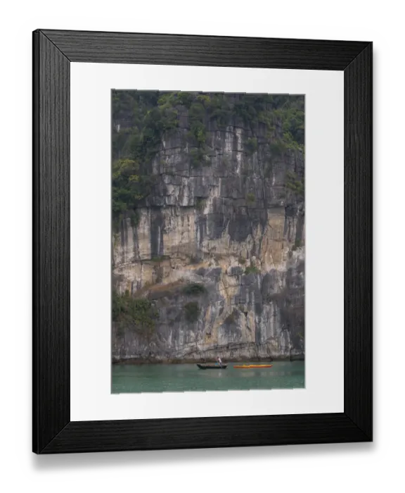 Framed Print : A lone oarsman dwarfed by nature Framed Print : A lone oarsman dwarfed by nature