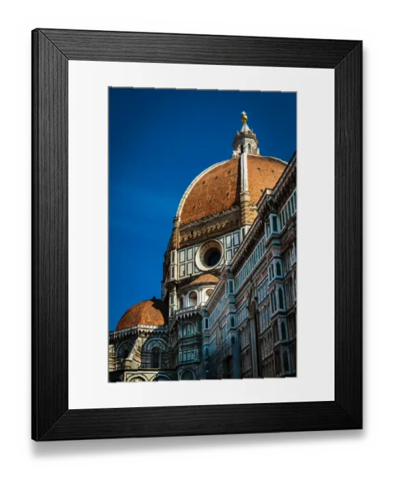 Framed Print : Dome of Cathedral of Saint Mary of the Flower