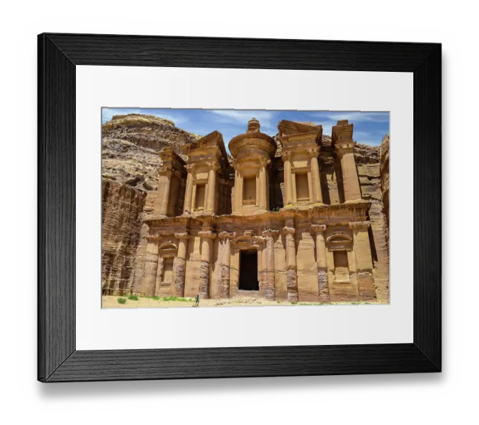 Framed Print : El Deir - The Monastery, Petra, Jordan Framed Print : El Deir - The Monastery, Petra, Jordan