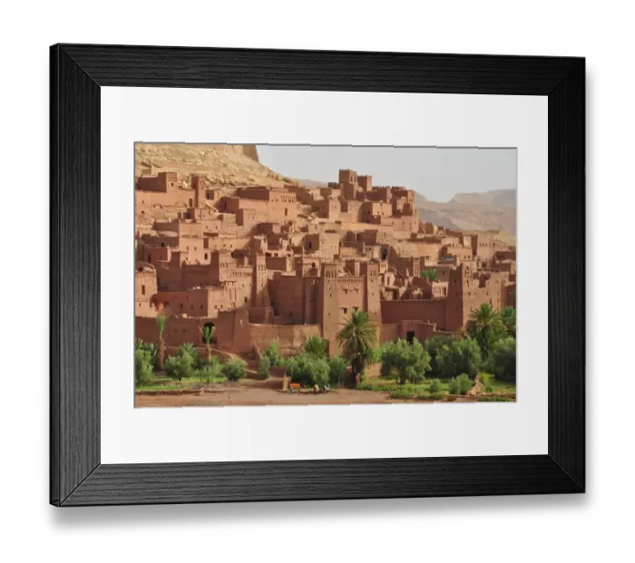 Framed Print : Ait Benhaddou Kasbah in morning light, Morocco Framed Print : Ait Benhaddou Kasbah in morning light, Morocco