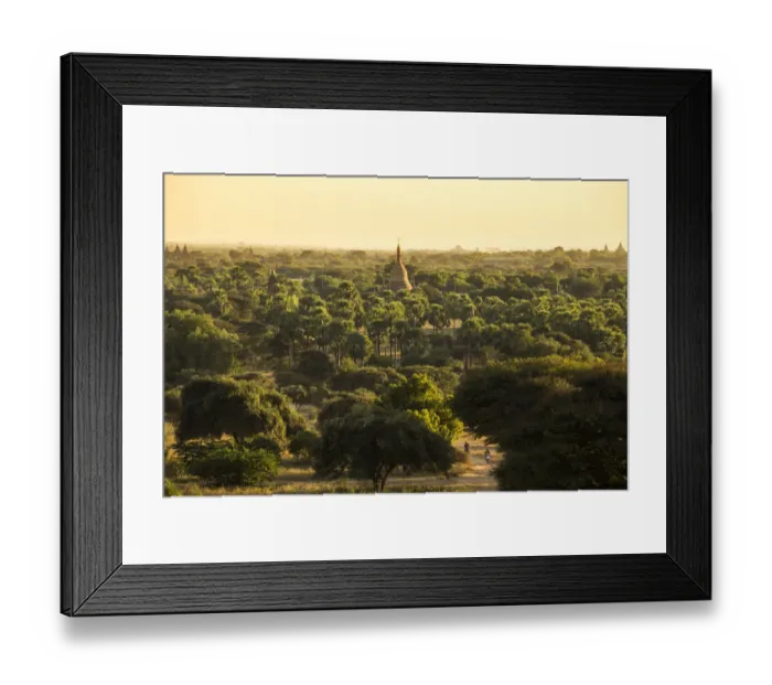 Framed Print : Bagan temple landscape. Burma Framed Print : Bagan temple landscape. Burma