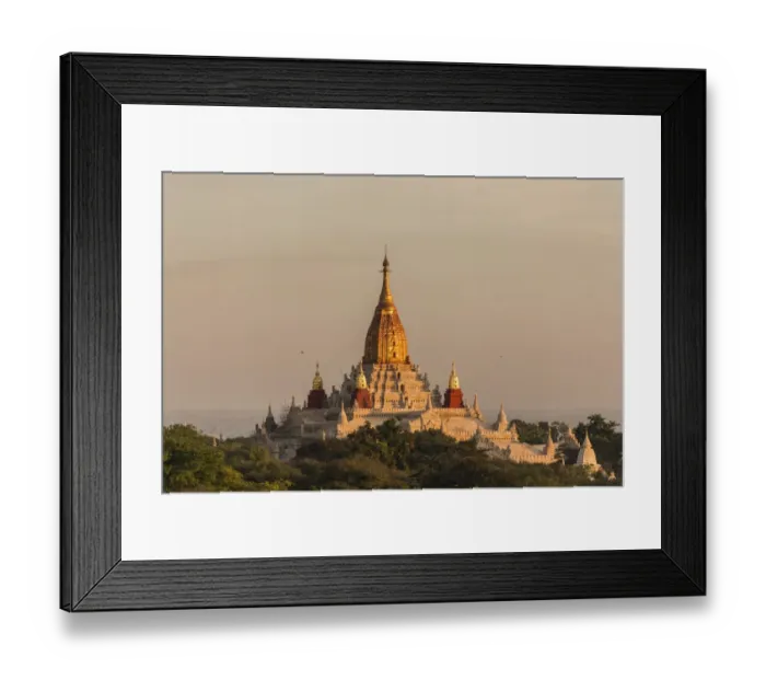 Framed Print : Ananda pagoda in Bagan. Burma Framed Print : Ananda pagoda in Bagan. Burma