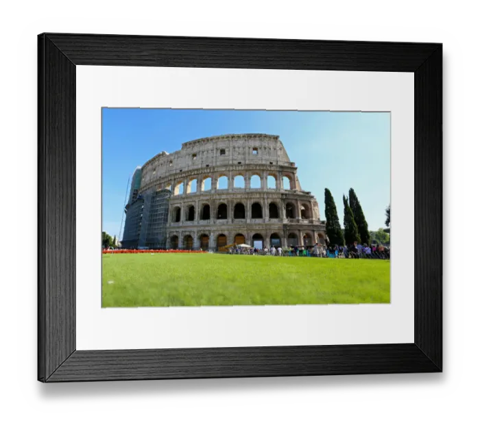 Framed Print : Roman Coliseum at Rome, Italy Framed Print : Roman Coliseum at Rome, Italy