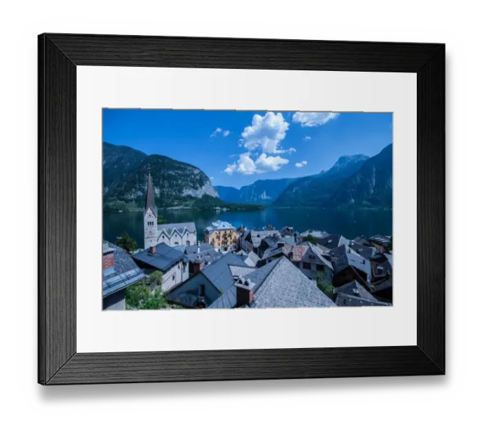 Framed Print : Hallstatt Unesco World Heritage Austria Framed Print : Hallstatt Unesco World Heritage Austria
