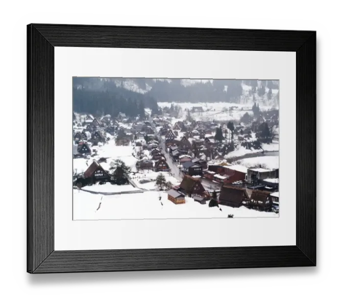 Framed Print : Shirakawa Gou at Winter Framed Print : Shirakawa Gou at Winter