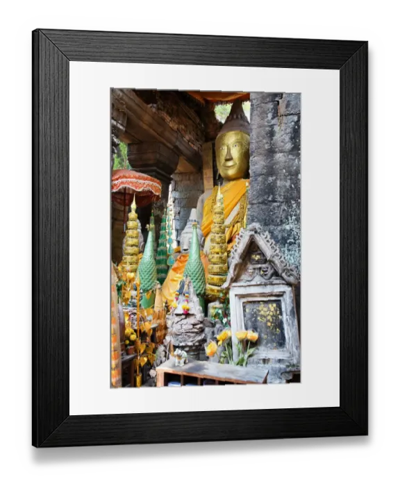 Framed Print : Shiva-lingam sanctuary at Wat Phu, Laos Framed Print : Shiva-lingam sanctuary at Wat Phu, Laos