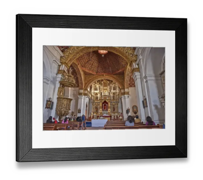 Framed Print : Iglesia San Miguel Framed Print : Iglesia San Miguel