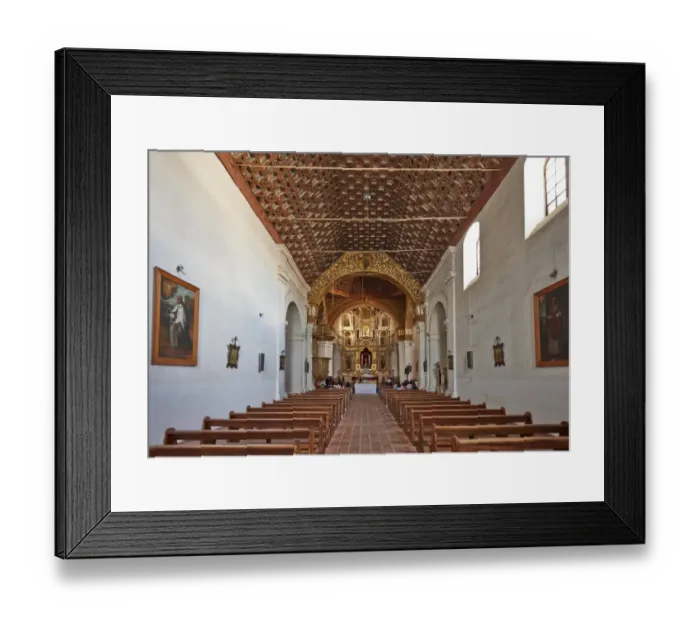 Framed Print : Iglesia San Miguel Framed Print : Iglesia San Miguel