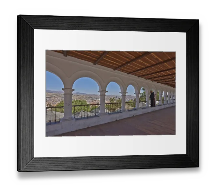 Framed Print : View onto Sucre Framed Print : View onto Sucre