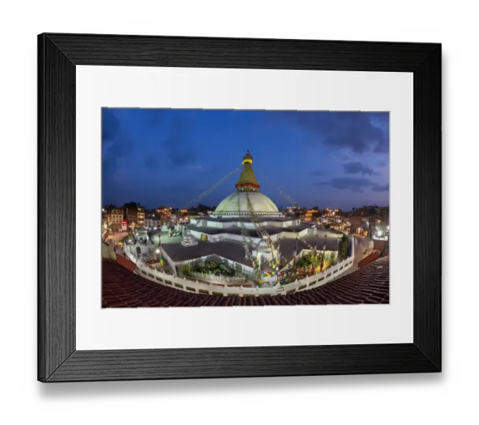 Framed Print : Boudhanath Stupa in Kathmandu, Nepal Framed Print : Boudhanath Stupa in Kathmandu, Nepal