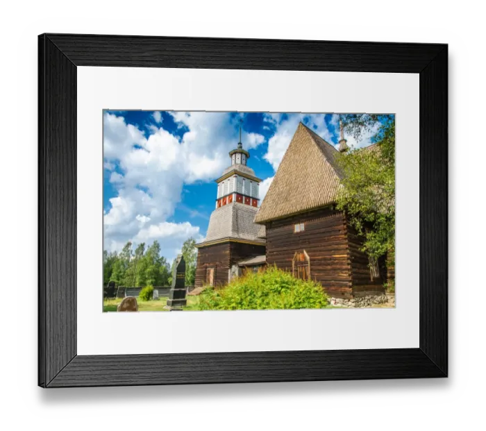 Framed Print : PetAÔé¼jAÔé¼vesi old church Framed Print : PetAÔé¼jAÔé¼vesi old church