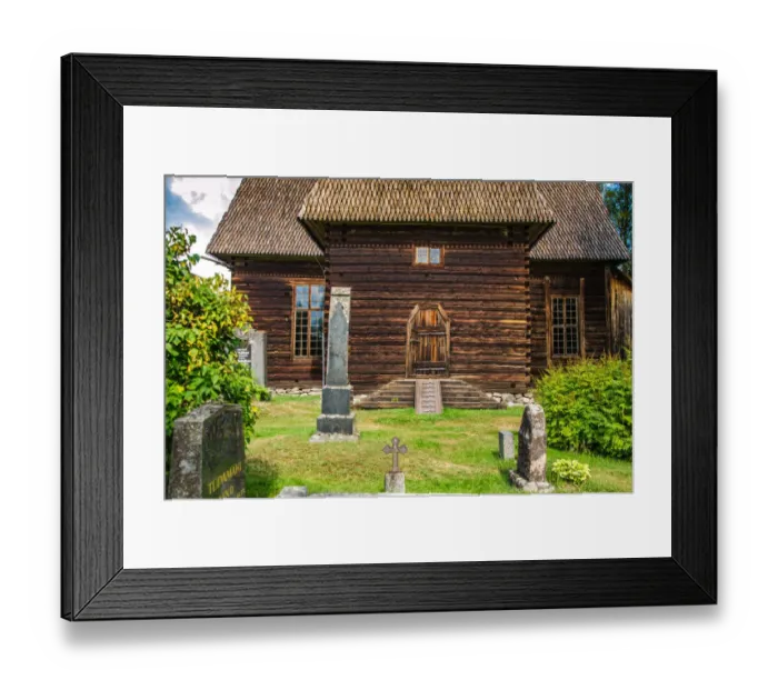 Framed Print : PetAÔé¼jAÔé¼vesi Old Church Framed Print : PetAÔé¼jAÔé¼vesi Old Church