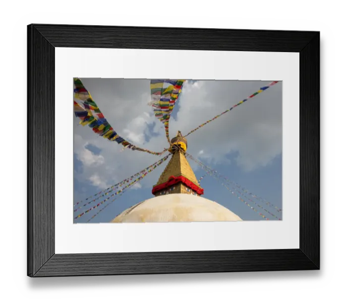 Framed Print : Boudhanath Stupa in Kathmandu, Nepal Framed Print : Boudhanath Stupa in Kathmandu, Nepal