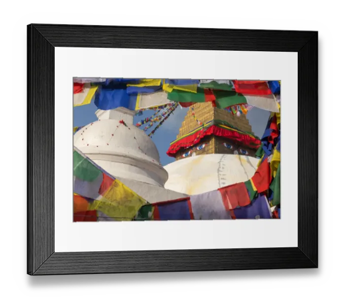 Framed Print : Boudhanath Stupa in Kathmandu, Nepal Framed Print : Boudhanath Stupa in Kathmandu, Nepal