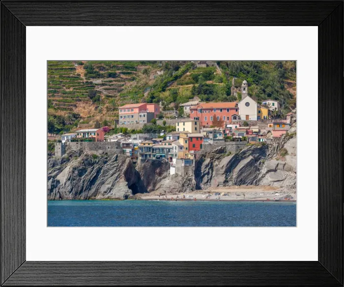 Framed Print : Corniglia, jewel of Italy Framed Print : Corniglia, jewel of Italy