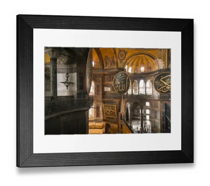 Framed Print : Hagia Sophia, Istanbul, Turkey
