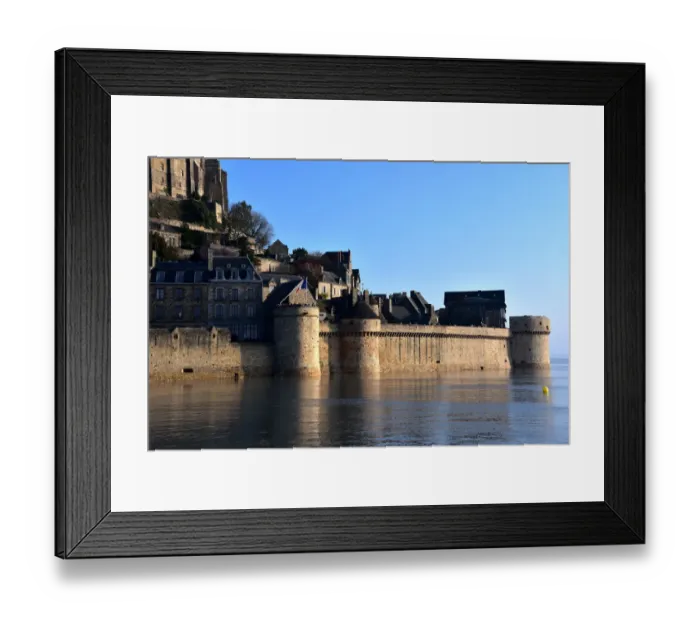 Framed Print : Mont Saint Michel island Framed Print : Mont Saint Michel island