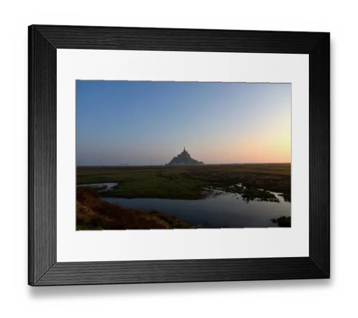 Framed Print : mont saint michel bay Framed Print : mont saint michel bay