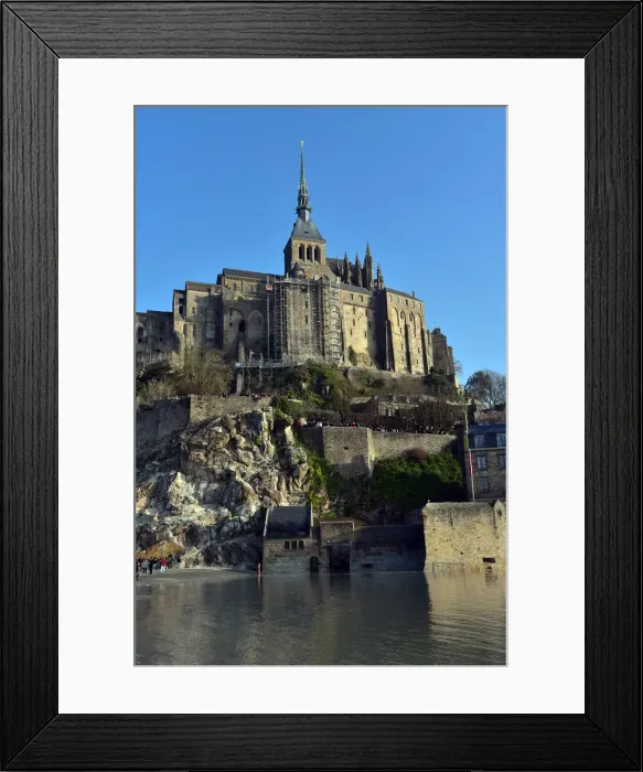 Framed Print : Mont saint michel island Framed Print : Mont saint michel island