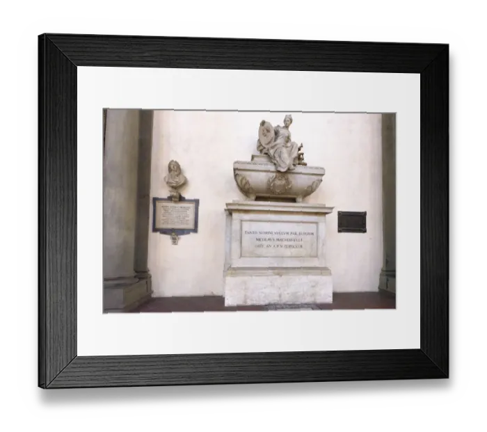 Framed Print : Niccolo Machiavellis Tomb St. croce Florence Framed Print : Niccolo Machiavellis Tomb St. croce Florence