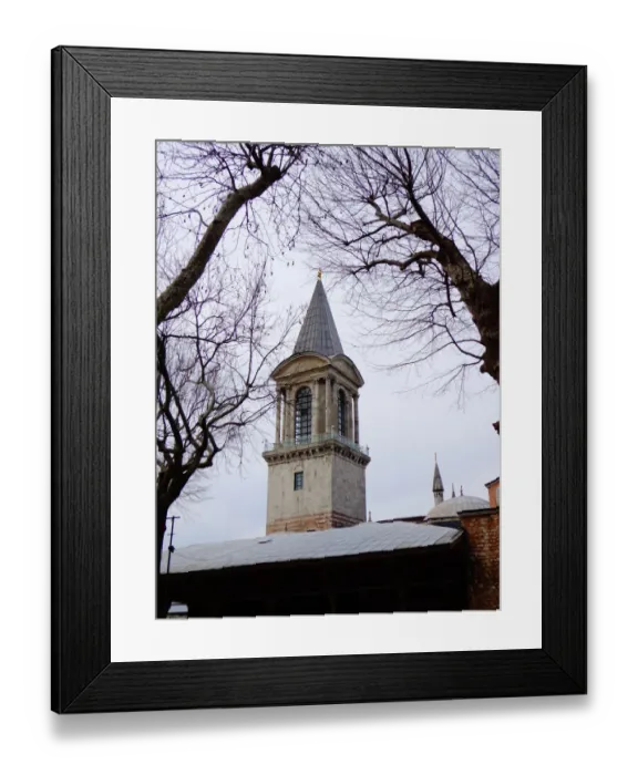 Framed Print : Tower of Justice, Topkapi Palace, Istanbul, Turkey Framed Print : Tower of Justice, Topkapi Palace, Istanbul, Turkey