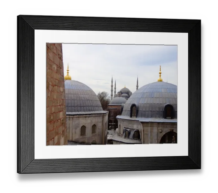 Framed Print : Blue mosque from a distance, Istanbul, Turkey Framed Print : Blue mosque from a distance, Istanbul, Turkey